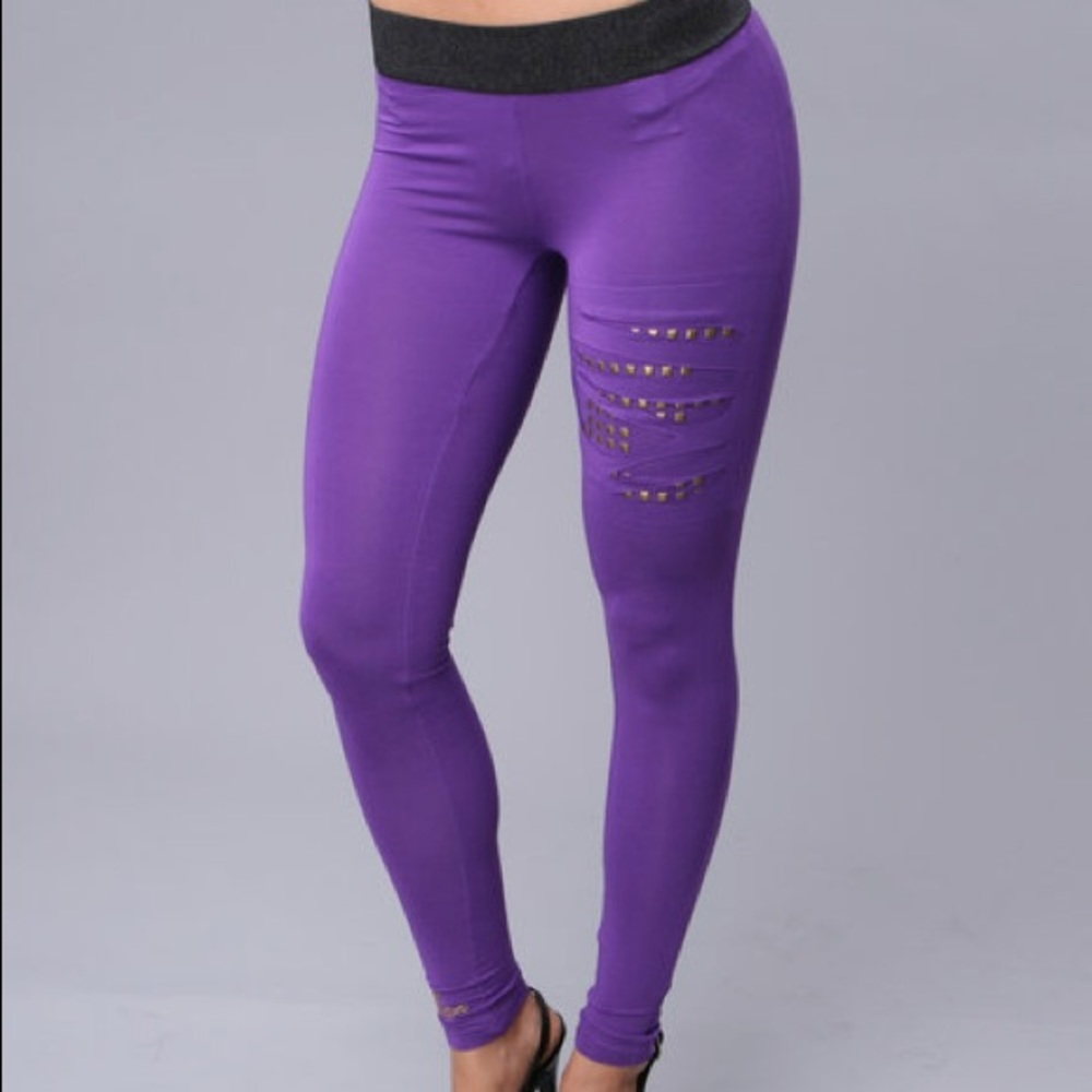 New Apple Bottoms Legging in Purple Size M